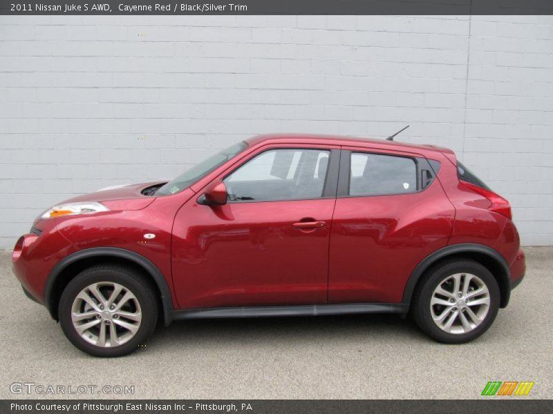  2011 Juke S AWD Cayenne Red