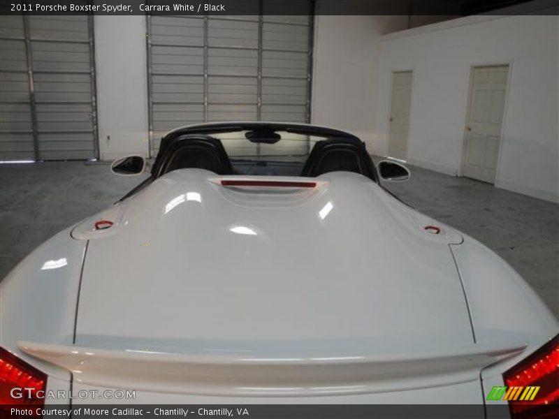 Carrara White / Black 2011 Porsche Boxster Spyder