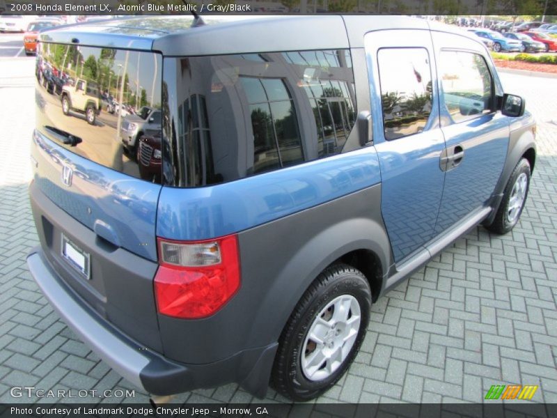 Atomic Blue Metallic / Gray/Black 2008 Honda Element LX