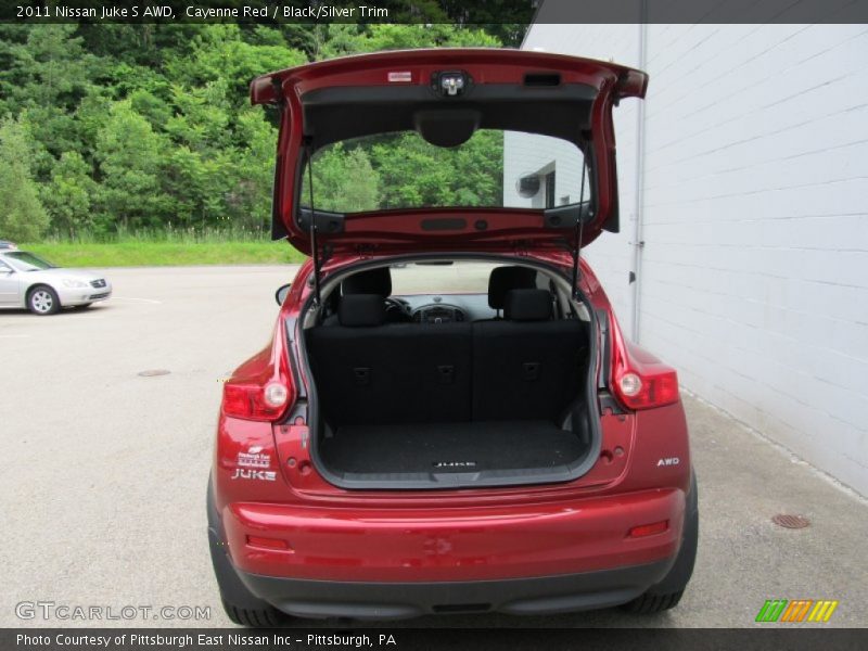 Cayenne Red / Black/Silver Trim 2011 Nissan Juke S AWD