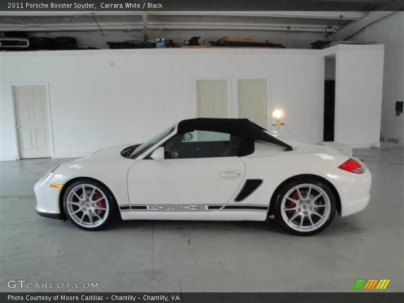  2011 Boxster Spyder Carrara White
