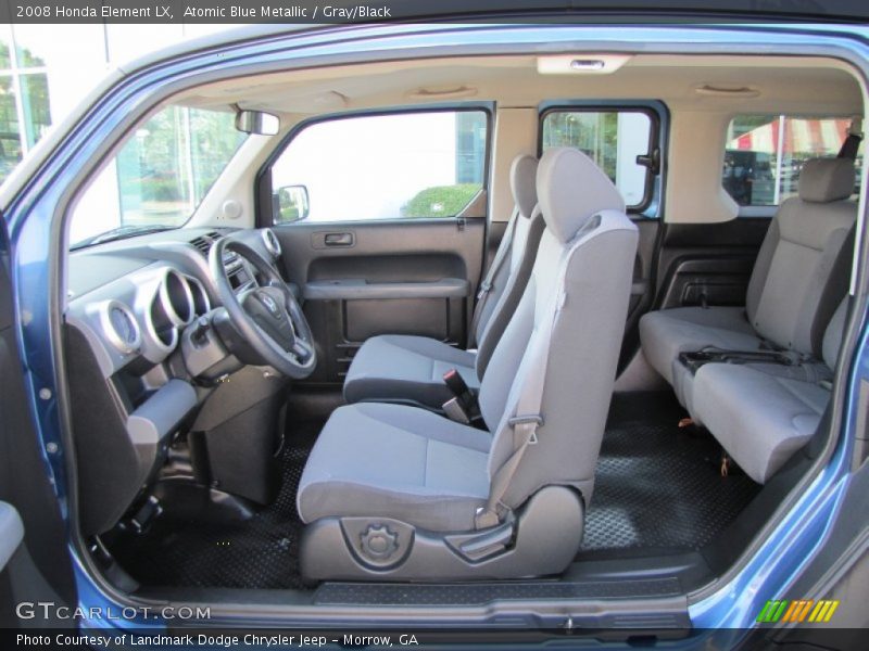  2008 Element LX Gray/Black Interior