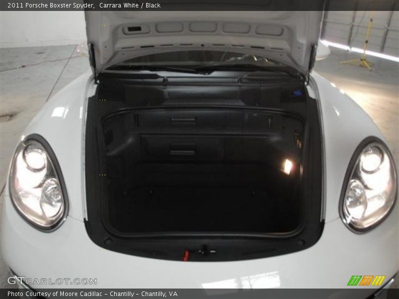 Carrara White / Black 2011 Porsche Boxster Spyder