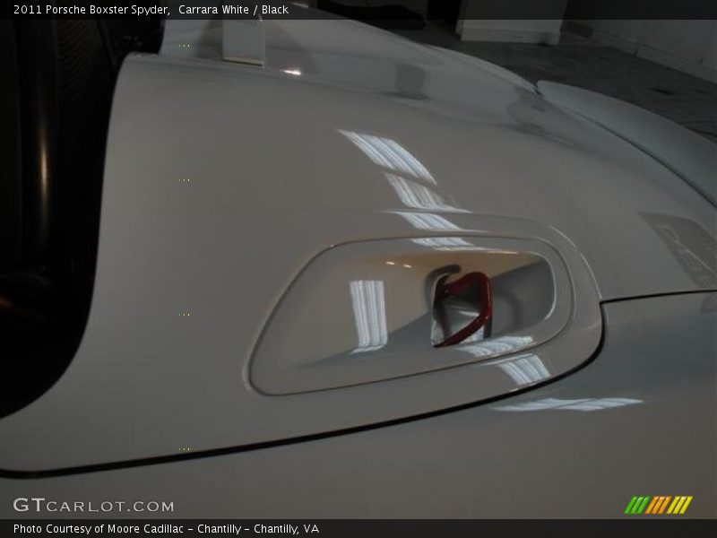 Carrara White / Black 2011 Porsche Boxster Spyder