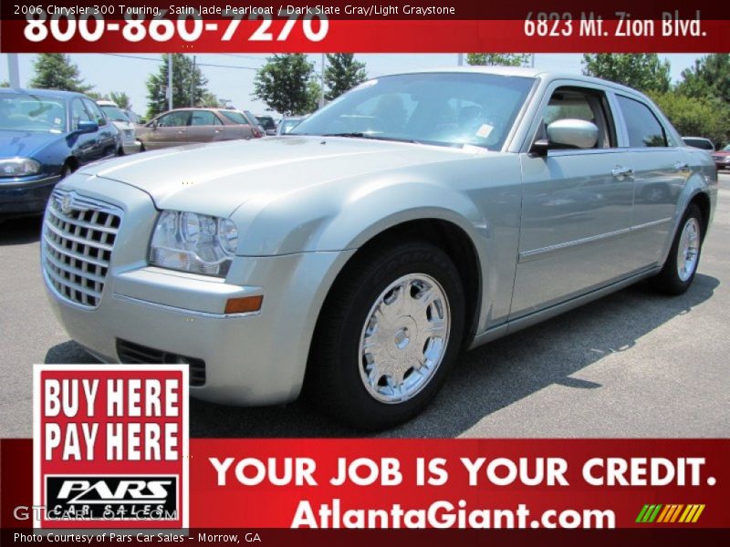 Satin Jade Pearlcoat / Dark Slate Gray/Light Graystone 2006 Chrysler 300 Touring