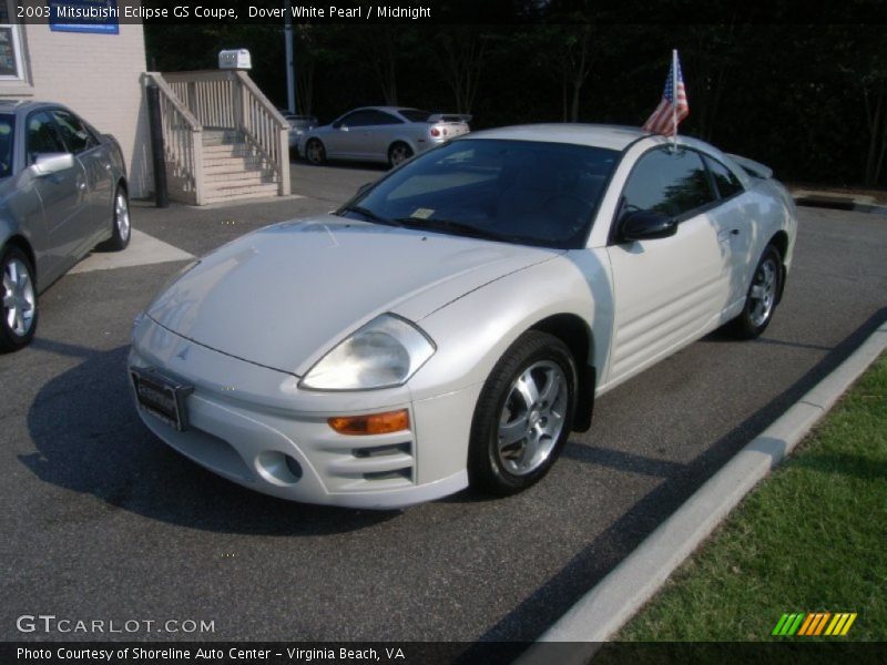 Dover White Pearl / Midnight 2003 Mitsubishi Eclipse GS Coupe