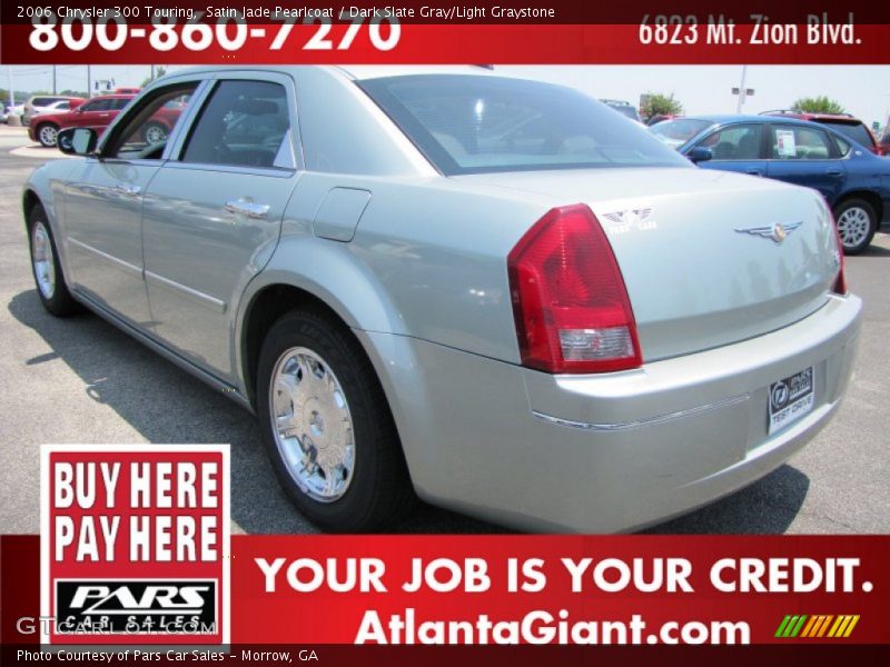 Satin Jade Pearlcoat / Dark Slate Gray/Light Graystone 2006 Chrysler 300 Touring