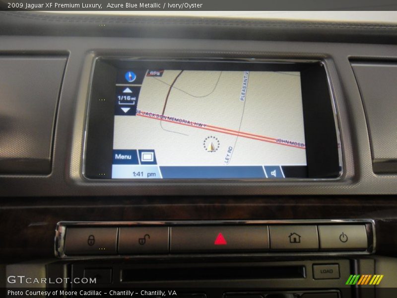 Azure Blue Metallic / Ivory/Oyster 2009 Jaguar XF Premium Luxury