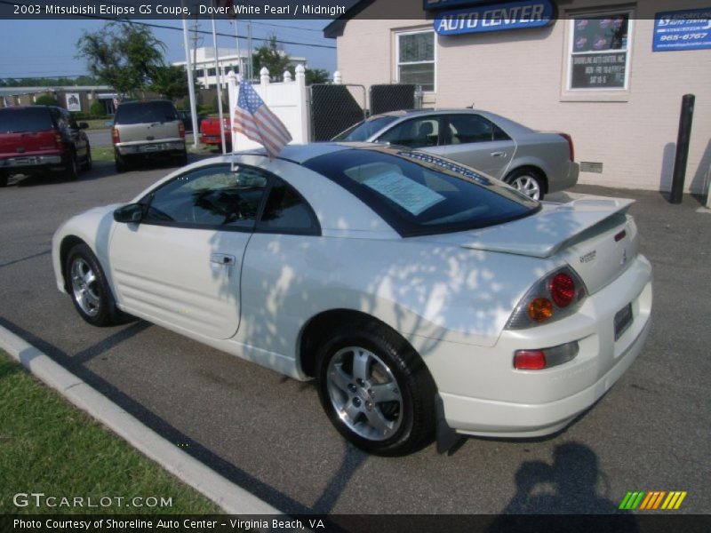 Dover White Pearl / Midnight 2003 Mitsubishi Eclipse GS Coupe