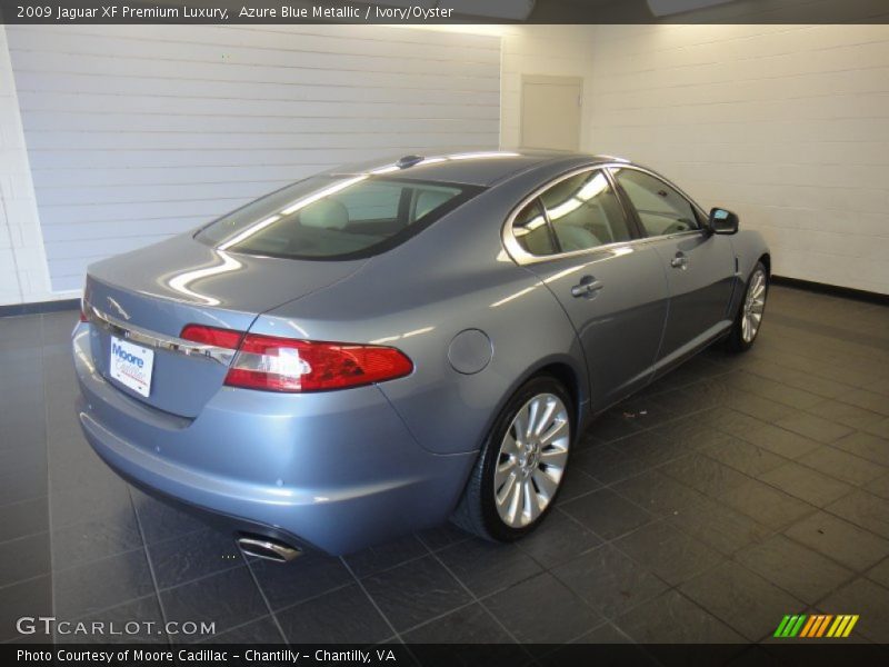 Azure Blue Metallic / Ivory/Oyster 2009 Jaguar XF Premium Luxury