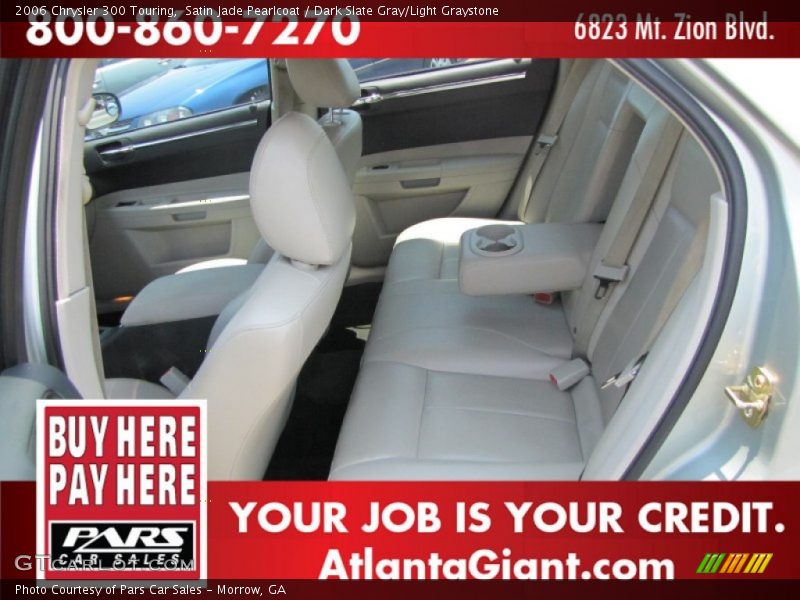 Satin Jade Pearlcoat / Dark Slate Gray/Light Graystone 2006 Chrysler 300 Touring