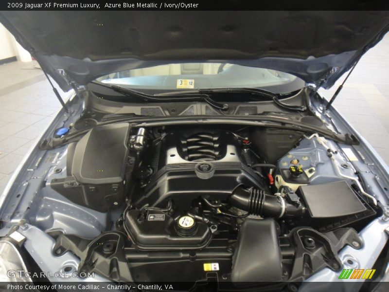 Azure Blue Metallic / Ivory/Oyster 2009 Jaguar XF Premium Luxury