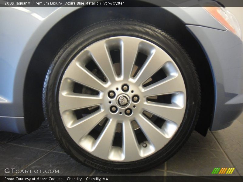 Azure Blue Metallic / Ivory/Oyster 2009 Jaguar XF Premium Luxury