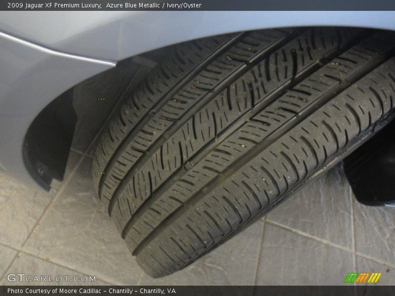 Azure Blue Metallic / Ivory/Oyster 2009 Jaguar XF Premium Luxury