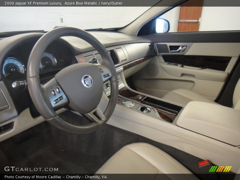 Azure Blue Metallic / Ivory/Oyster 2009 Jaguar XF Premium Luxury