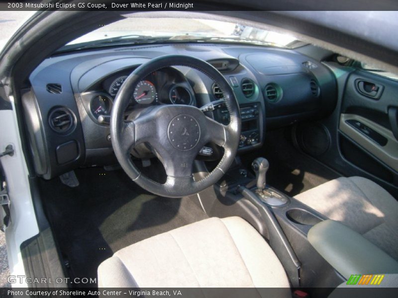 Dover White Pearl / Midnight 2003 Mitsubishi Eclipse GS Coupe