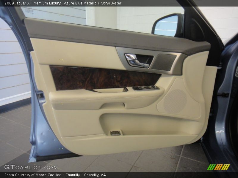Azure Blue Metallic / Ivory/Oyster 2009 Jaguar XF Premium Luxury