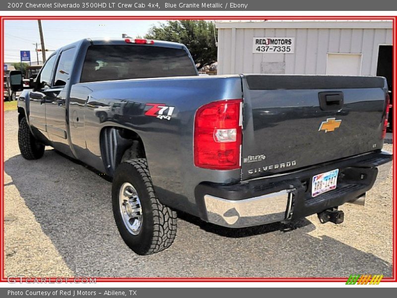 Blue Granite Metallic / Ebony 2007 Chevrolet Silverado 3500HD LT Crew Cab 4x4