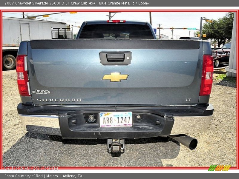 Blue Granite Metallic / Ebony 2007 Chevrolet Silverado 3500HD LT Crew Cab 4x4