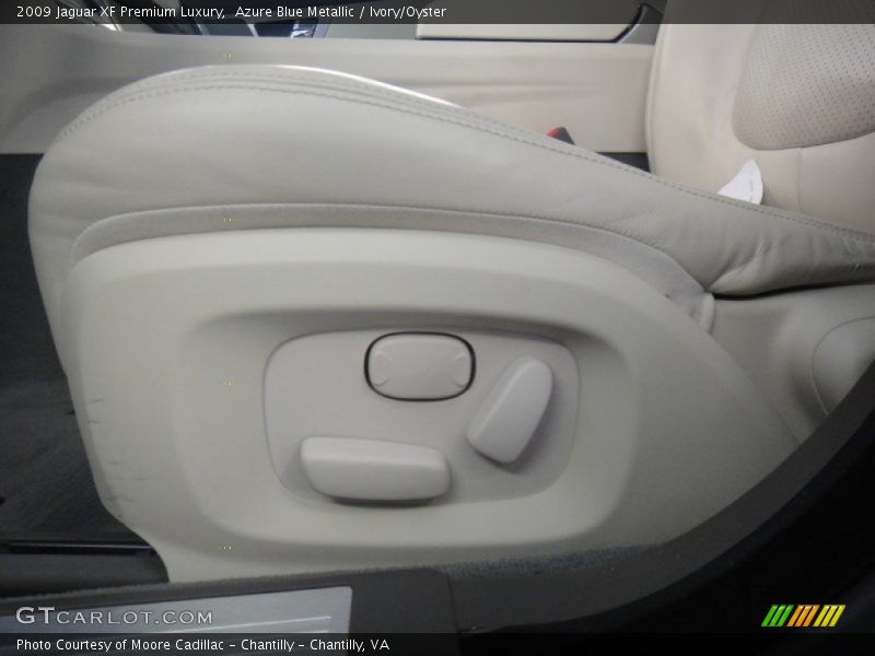 Azure Blue Metallic / Ivory/Oyster 2009 Jaguar XF Premium Luxury