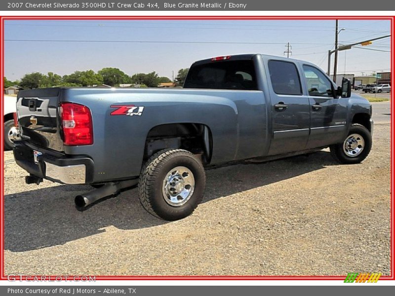 Blue Granite Metallic / Ebony 2007 Chevrolet Silverado 3500HD LT Crew Cab 4x4