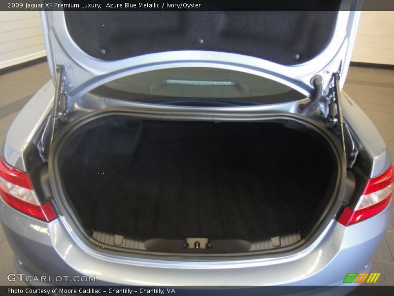 Azure Blue Metallic / Ivory/Oyster 2009 Jaguar XF Premium Luxury