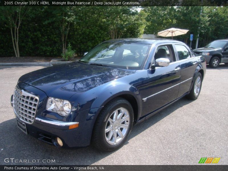 Midnight Blue Pearlcoat / Deep Jade/Light Graystone 2005 Chrysler 300 C HEMI
