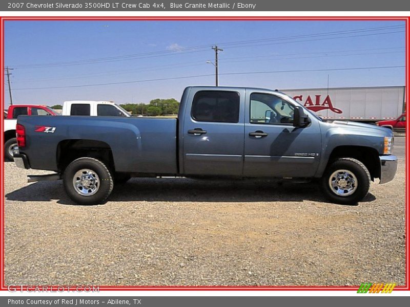 Blue Granite Metallic / Ebony 2007 Chevrolet Silverado 3500HD LT Crew Cab 4x4