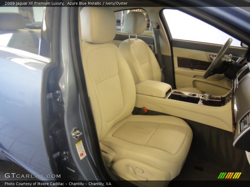 Azure Blue Metallic / Ivory/Oyster 2009 Jaguar XF Premium Luxury
