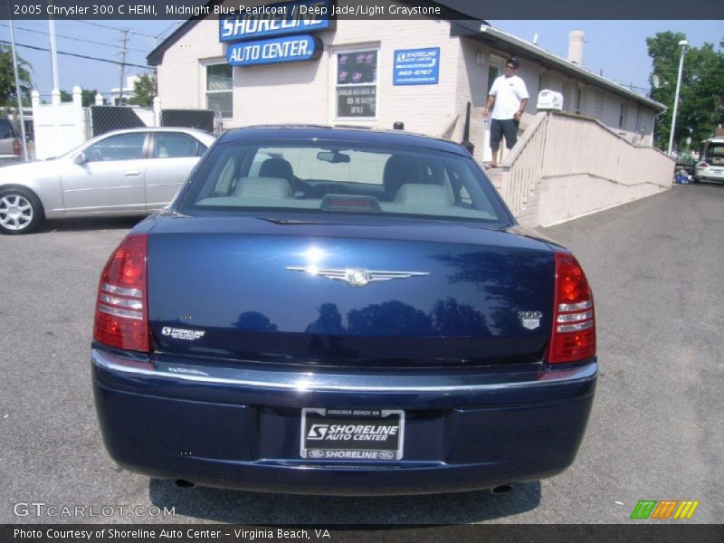 Midnight Blue Pearlcoat / Deep Jade/Light Graystone 2005 Chrysler 300 C HEMI