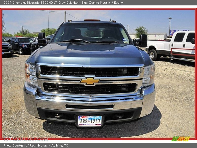 Blue Granite Metallic / Ebony 2007 Chevrolet Silverado 3500HD LT Crew Cab 4x4
