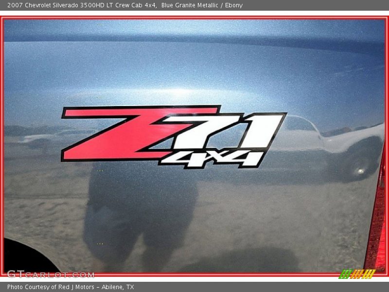 Blue Granite Metallic / Ebony 2007 Chevrolet Silverado 3500HD LT Crew Cab 4x4