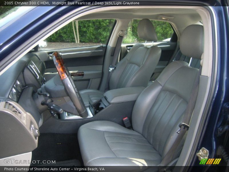 Midnight Blue Pearlcoat / Deep Jade/Light Graystone 2005 Chrysler 300 C HEMI