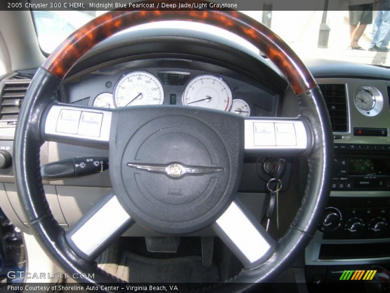 Midnight Blue Pearlcoat / Deep Jade/Light Graystone 2005 Chrysler 300 C HEMI