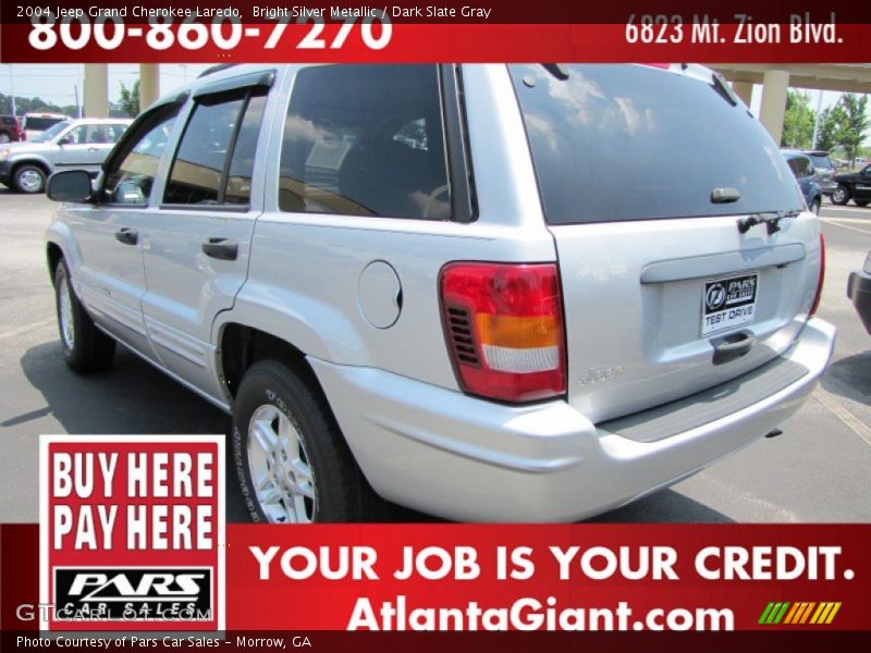 Bright Silver Metallic / Dark Slate Gray 2004 Jeep Grand Cherokee Laredo