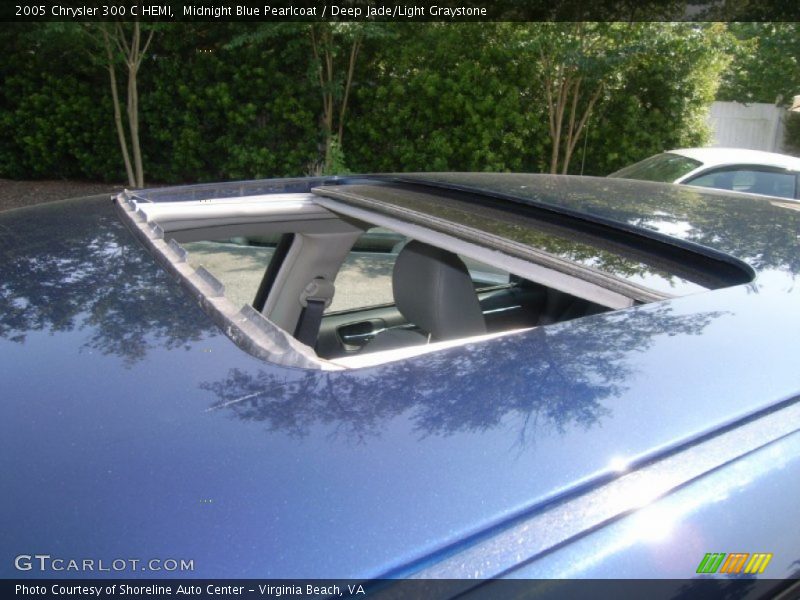 Midnight Blue Pearlcoat / Deep Jade/Light Graystone 2005 Chrysler 300 C HEMI