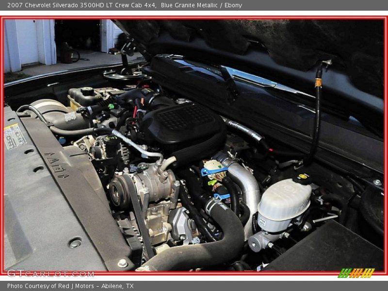 Blue Granite Metallic / Ebony 2007 Chevrolet Silverado 3500HD LT Crew Cab 4x4