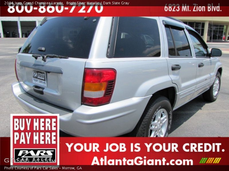 Bright Silver Metallic / Dark Slate Gray 2004 Jeep Grand Cherokee Laredo