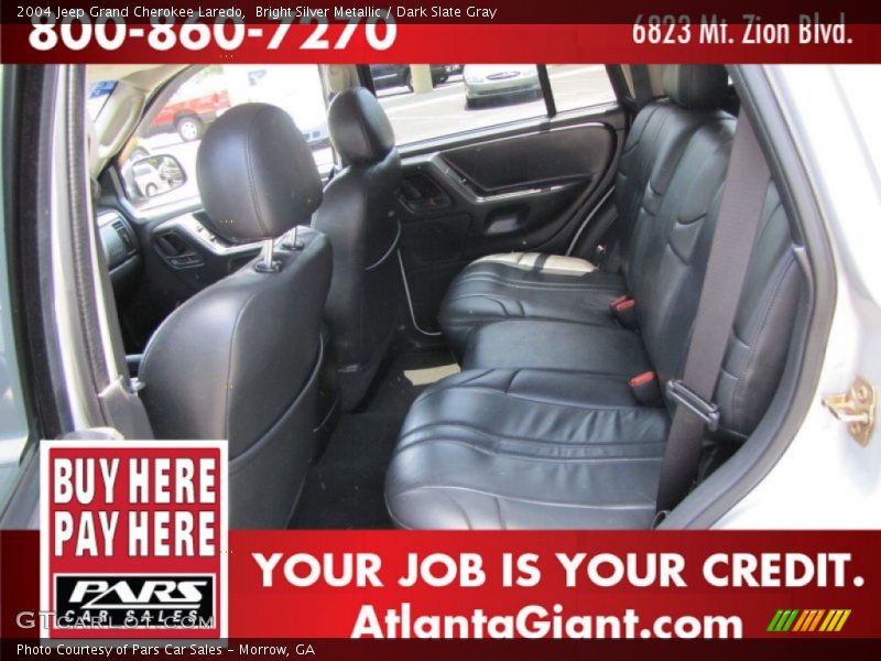 Bright Silver Metallic / Dark Slate Gray 2004 Jeep Grand Cherokee Laredo
