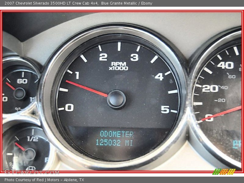 Blue Granite Metallic / Ebony 2007 Chevrolet Silverado 3500HD LT Crew Cab 4x4