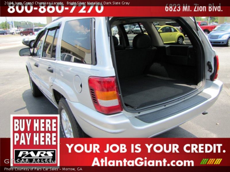 Bright Silver Metallic / Dark Slate Gray 2004 Jeep Grand Cherokee Laredo
