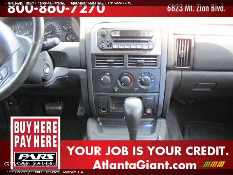 Bright Silver Metallic / Dark Slate Gray 2004 Jeep Grand Cherokee Laredo