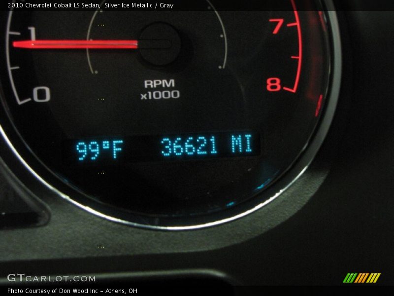 Silver Ice Metallic / Gray 2010 Chevrolet Cobalt LS Sedan