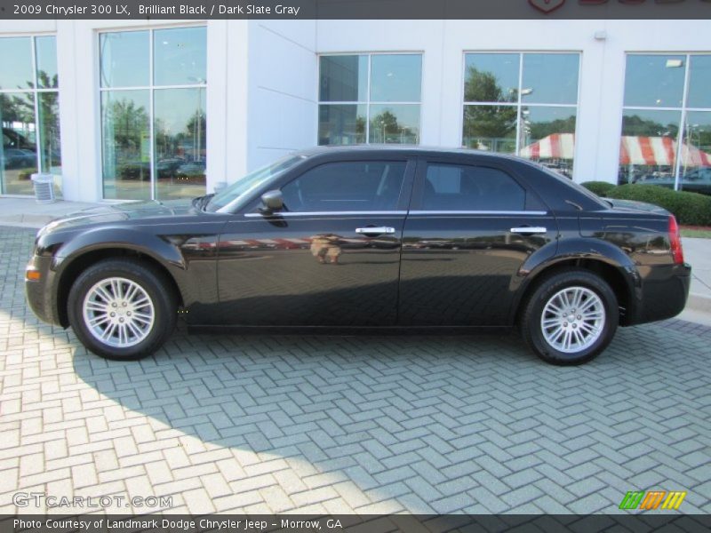 Brilliant Black / Dark Slate Gray 2009 Chrysler 300 LX