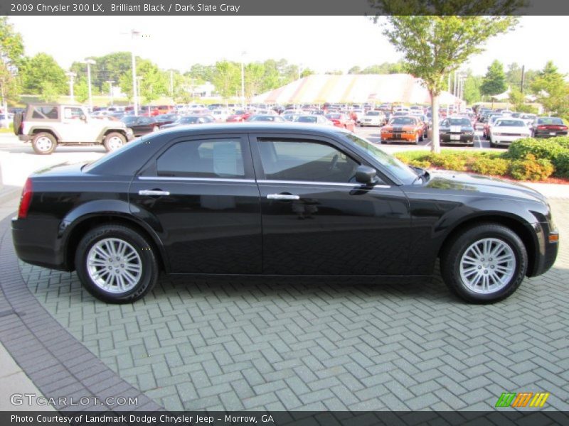 Brilliant Black / Dark Slate Gray 2009 Chrysler 300 LX