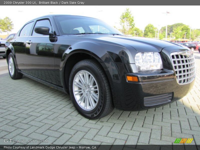 Brilliant Black / Dark Slate Gray 2009 Chrysler 300 LX