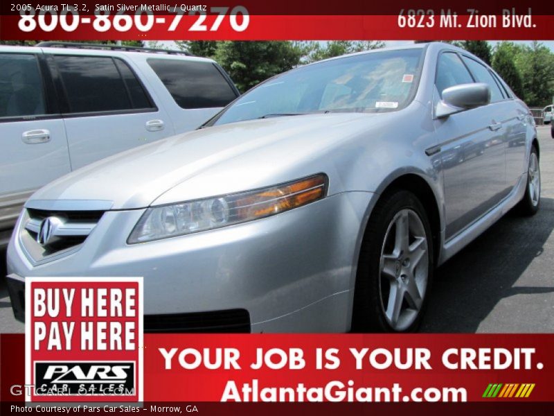 Satin Silver Metallic / Quartz 2005 Acura TL 3.2