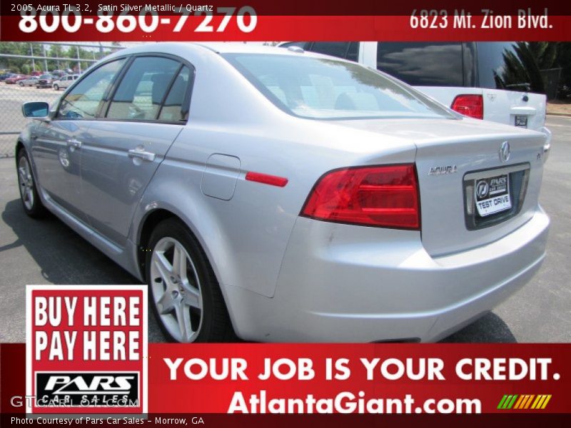 Satin Silver Metallic / Quartz 2005 Acura TL 3.2