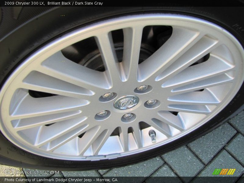 Brilliant Black / Dark Slate Gray 2009 Chrysler 300 LX