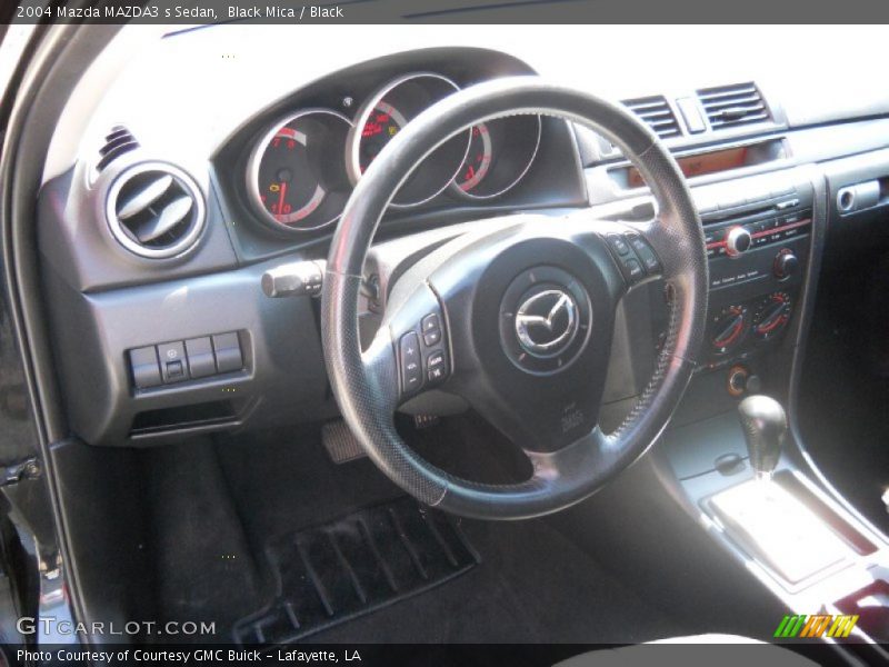 Black Mica / Black 2004 Mazda MAZDA3 s Sedan